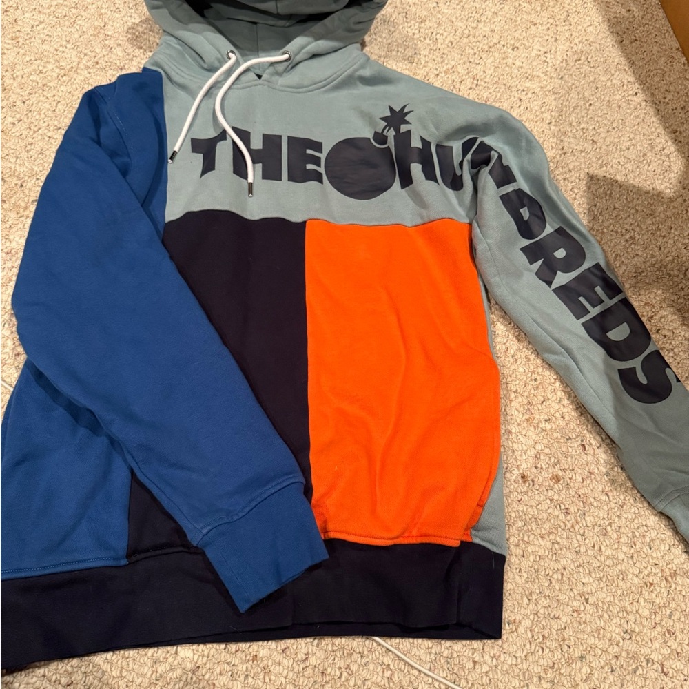 The Hundreds Colorblock Sweatshirt Blue Orange
